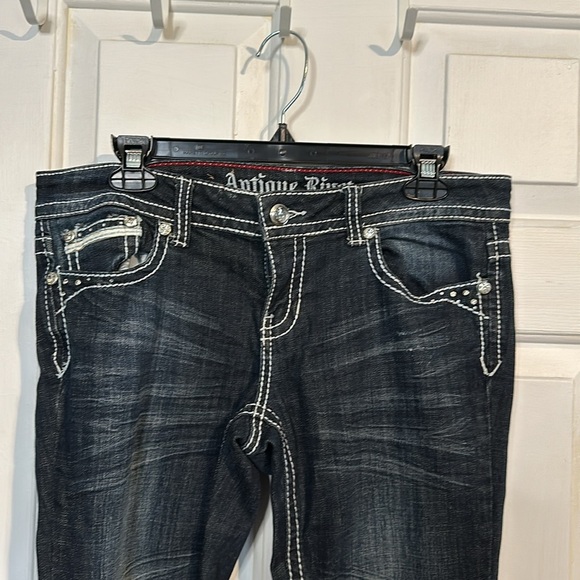 Antique Rivet Jeans size 30 bootcut - Picture 3 of 6
